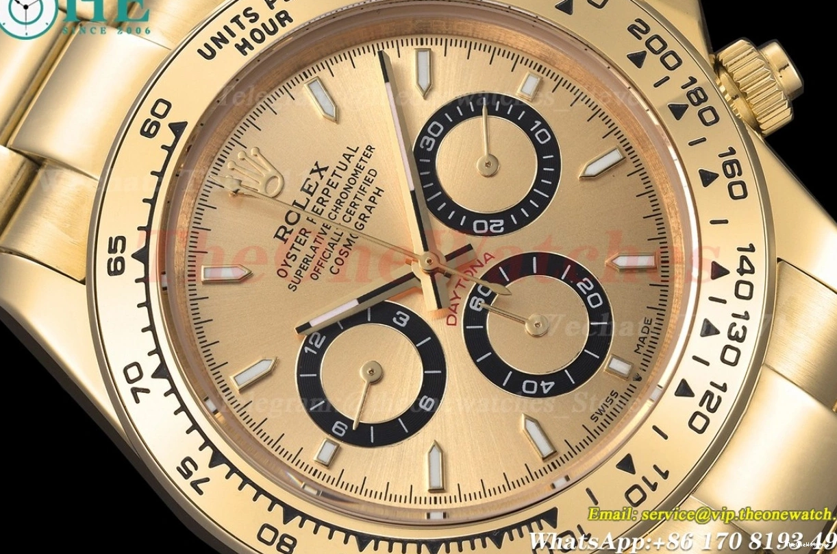 YG GDF Dial Gold 40mm YG Daytona A3836 0303